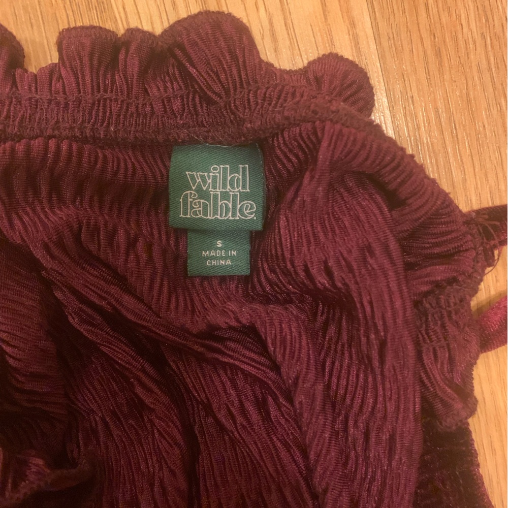 Velvet Crop Top